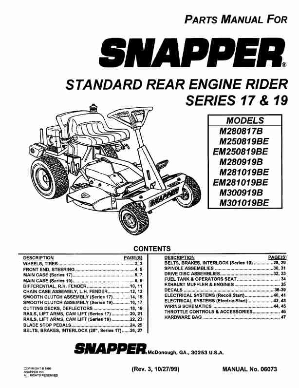 Snapper Lawn Mower M300919BE-page_pdf